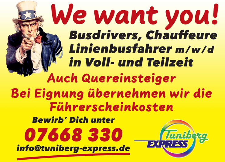 we want you
